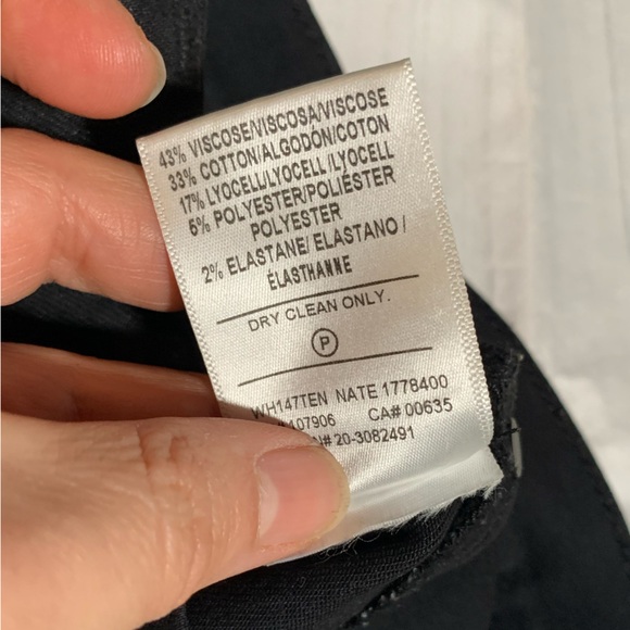 HUDSON high rise black shimmer pants. Bootcut. Size 30. - Picture 5 of 10